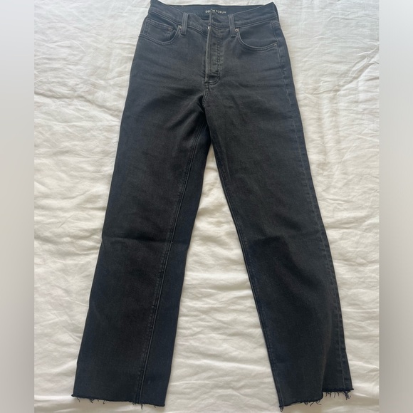 DENIM FORUM ARLO HI-RISE STRAIGHT JEANS - Picture 2 of 5